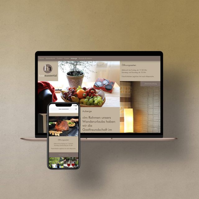 Design für Gastronomie Haus Mannertal