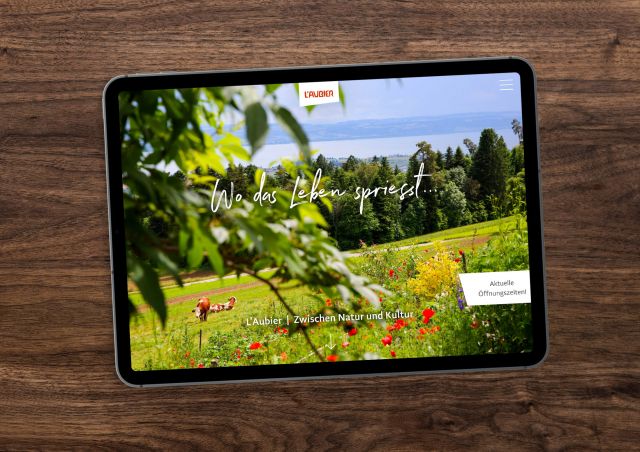 Webdesign für ein Bio-Hotel in der Schweiz