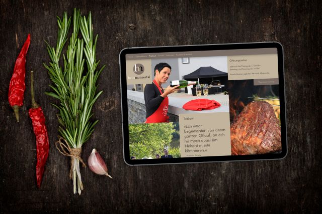Website-Gestaltung für Landgasthof und Restaurant