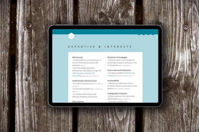 Websitegestaltung einer Single-Page für Raphael Reischuk