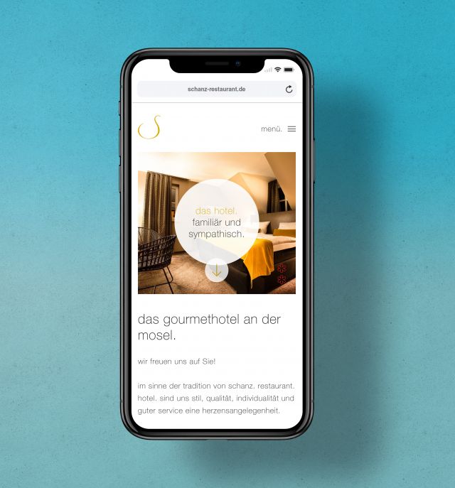 Responsive Webdesign für das Luxus Hotel Schanz