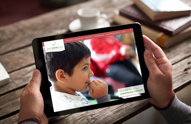 Mobile Internetseite für die Janusz Korczak Schule in Welzheim