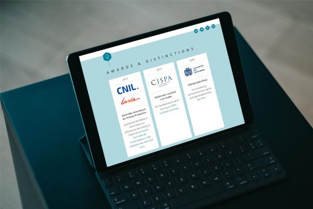 Mobiles Webdesign der Singlepage für Raphael Reischuk