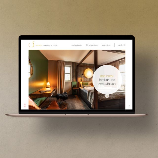 Website-Gestaltung für das Sternerestaurant Schanz