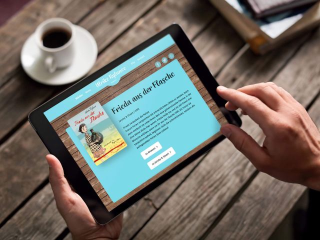 Website für die Schriftstellerin und Autorin Ulrike Rylance