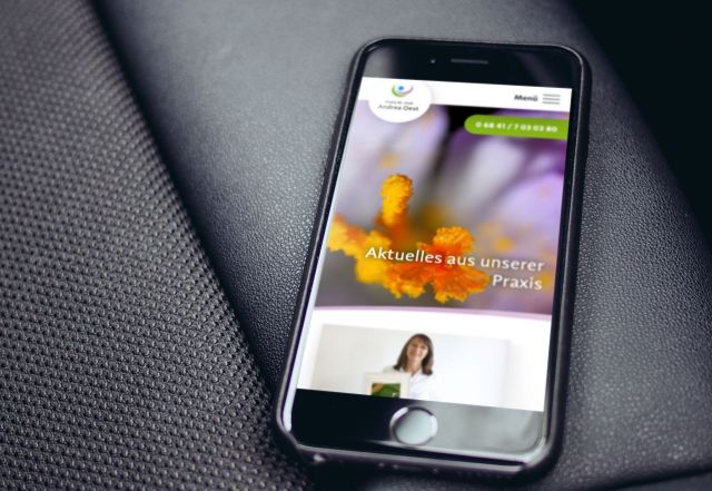 Logodesign und responsive Website für die Arztpraxis Dr. Oest