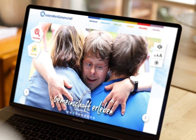 Websitegestaltung für die Lebenswerkgemeinschaft Berlin und Land Brandenburg