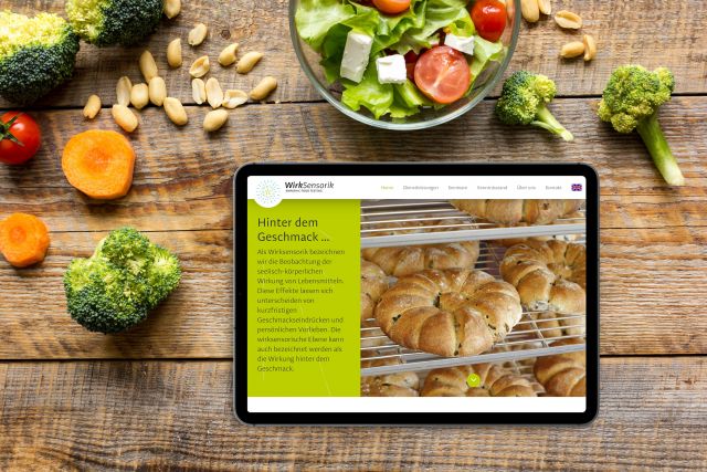 Webdesign und Logogestaltung für Wirksensorik