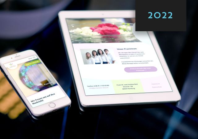 Webdesign für die Arztpraxis Andrea Oest