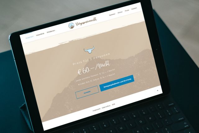 Website erstellen für Ferienwohnungen und Hotels im Chiemgau