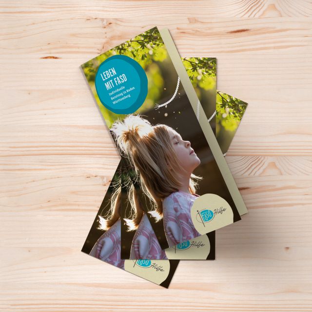 Gestaltung für FASD Hilfe in Baden Württemberg