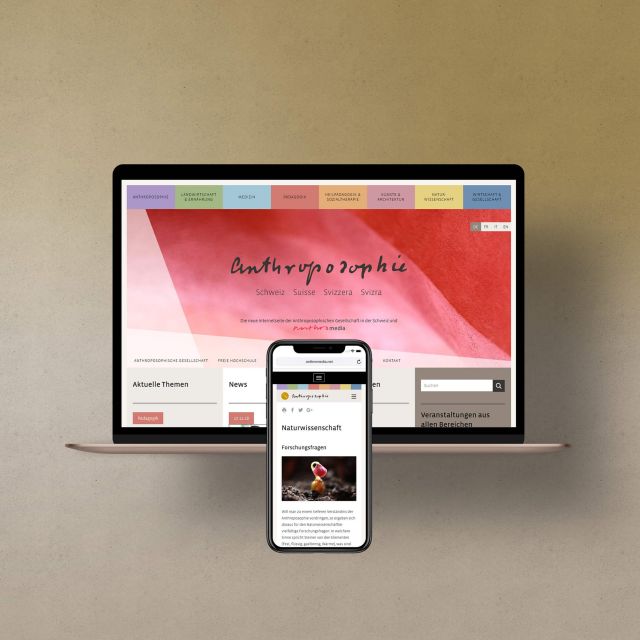 Relaunch der Internetseite anthromedia.net