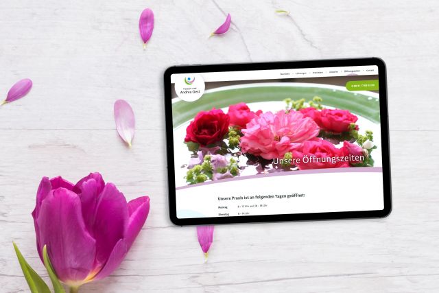 Webdesign für die Arztpraxis Dr. Andrea Oest in Homburg / Saarland