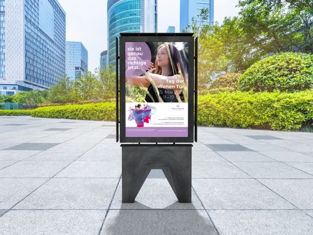 Plakatgestaltung für das Eurythmeum Stuttgart