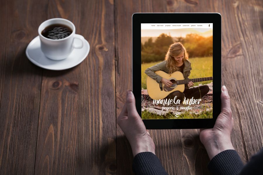 Manuela Huber, Musikerin // Gadaj & Hollinger Kommunikationsdesign