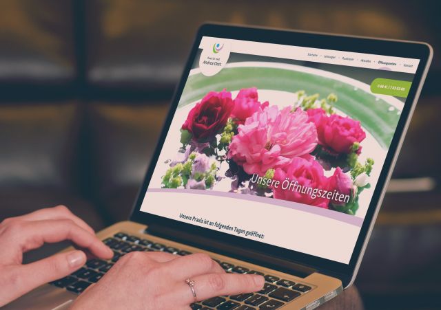 Gestaltung, Design und Programmierung der Homepage für die Arztpraxis Dr. Oest in Homburg