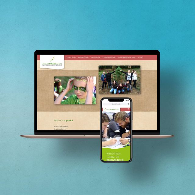 Websitegestaltung für Janusz Korczak Schule in Welzheim