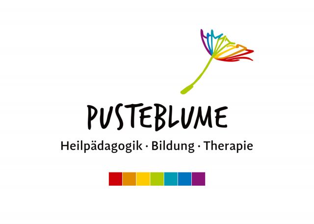Logogestaltung für die heilpaedagogische Praxis Pusteblume in Marquartstein und Traunstein