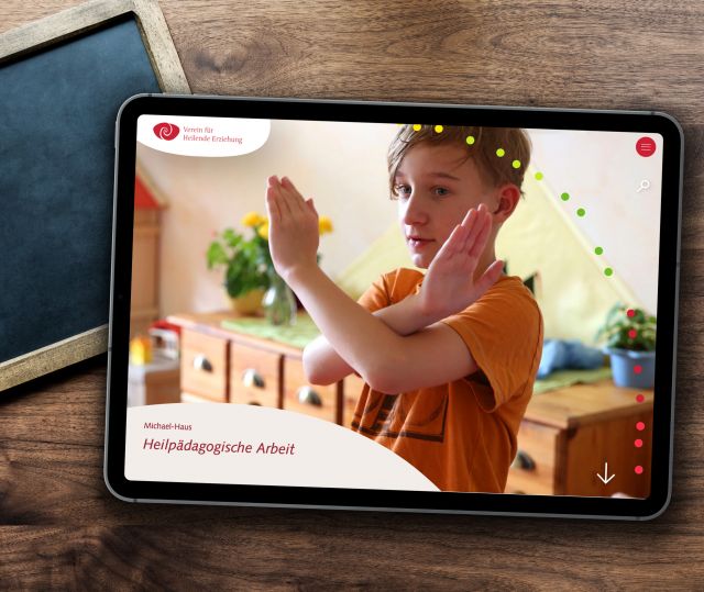 Webdesign für eine heilpädagogische Schule in München