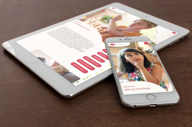 Gestaltung der Internetseite für die Parzival-Schule in München