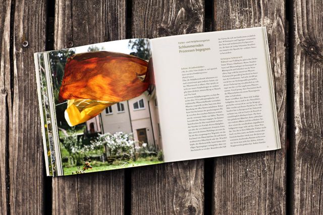 Gestaltung und Design des Buches für den Gartenpark am Goetheanum