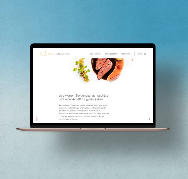 Webdesign für die Gastronomie und das Restaurant Schanz